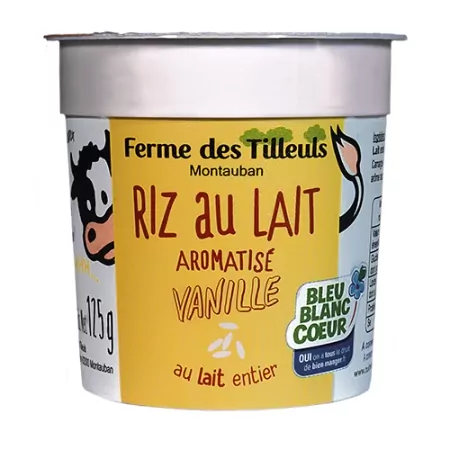 Riz au lait vanille FDT 4x125g-