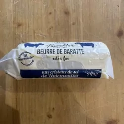 Beurre de baratte cristaux de sel de Noirmoutier 250g